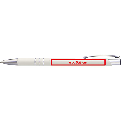 Metall Kugelschreiber New Jersey,weiss, A-Nr.: 055506 - 05