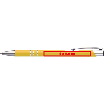 Metall Kugelschreiber New Jersey,gelb, A-Nr.: 055508 - 05