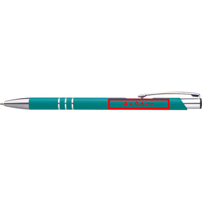 Metall Kugelschreiber New Jersey,türkis, A-Nr.: 055514 - 04
