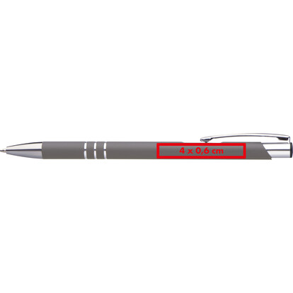 Metall Kugelschreiber New Jersey,anthrazit, A-Nr.: 055577 - 04