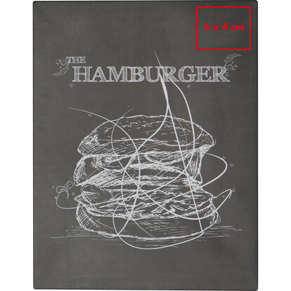 Burgerpresse mit Silikonpinsel Texas,schwarz, A-Nr.: 058003 - 04