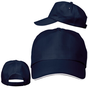 Sandwichcap Arlington,dunkelblau, A-Nr.: 060744 - 01 Sandwichcap Arlington,dunkelblau, A-Nr.: 060744 - 01