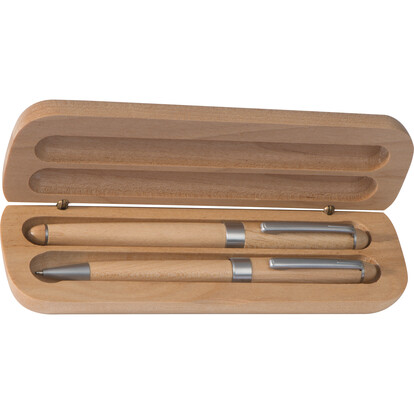 Holz Schreibset Rambin,braun, A-Nr.: 061401 - 02