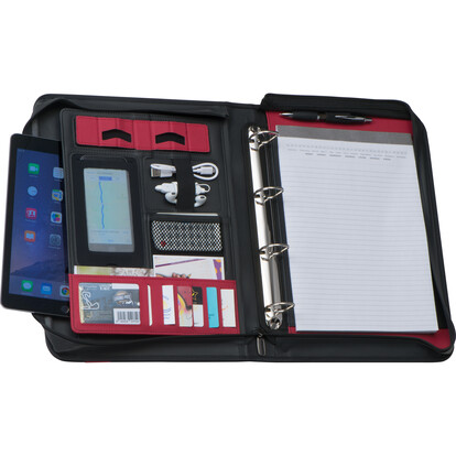 A4 Schreibmappe Milwaukee,schwarz, A-Nr.: 062503 - 03