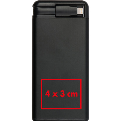 Powerbank 4.000 mAh Chieti,schwarz, A-Nr.: 063803 - 04