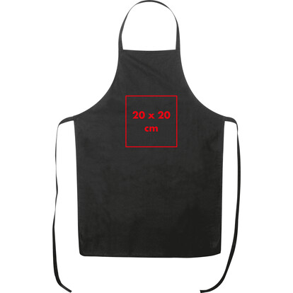 Baumwollschürze Grillmeister,schwarz, A-Nr.: 066403 - 05