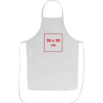 Baumwollschürze Grillmeister,weiss, A-Nr.: 066406 - 05