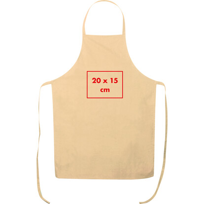 Baumwollschürze Grillmeister,beige, A-Nr.: 066413 - 04