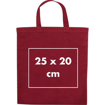 Baumwolltasche Bregenz,burgund, A-Nr.: 068002 - 04