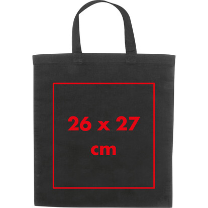 Baumwolltasche Bregenz,schwarz, A-Nr.: 068003 - 03
