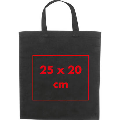 Baumwolltasche Bregenz,schwarz, A-Nr.: 068003 - 04