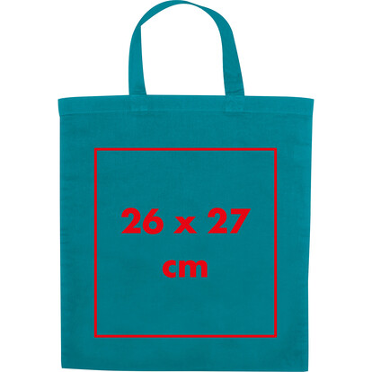 Baumwolltasche Bregenz,türkis, A-Nr.: 068014 - 03