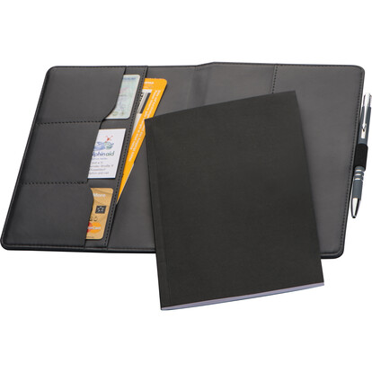 A5 Notizbuch Perugia,schwarz, A-Nr.: 072803 - 03