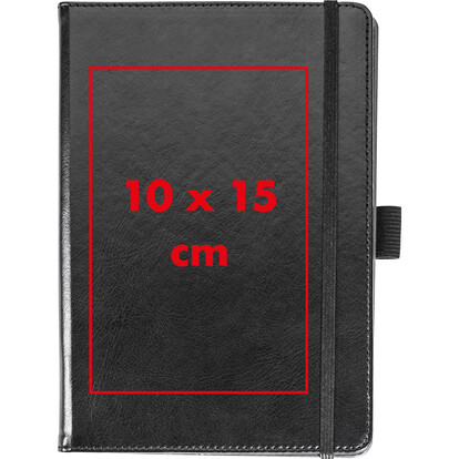 A5 Notizbuch Perugia,schwarz, A-Nr.: 072803 - 05