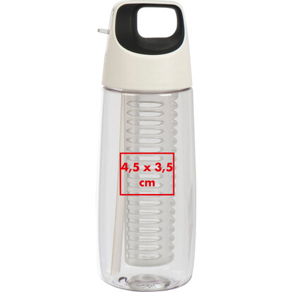 Tritan Infusertrinkflasche Sóller,weiss, A-Nr.: 081506 - 04