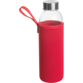 Glasflasche Klagenfurt,rot, A-Nr.: 084205 - 01 Glasflasche Klagenfurt,rot, A-Nr.: 084205 - 01