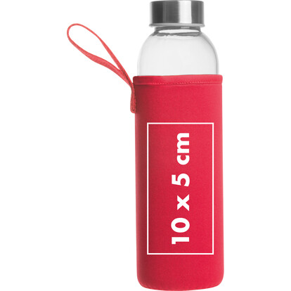 Glasflasche Klagenfurt,rot, A-Nr.: 084205 - 04