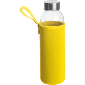 Glasflasche Klagenfurt,gelb, A-Nr.: 084208 - 01 Glasflasche Klagenfurt,gelb, A-Nr.: 084208 - 01