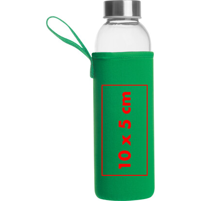 Glasflasche Klagenfurt,grün, A-Nr.: 084209 - 04