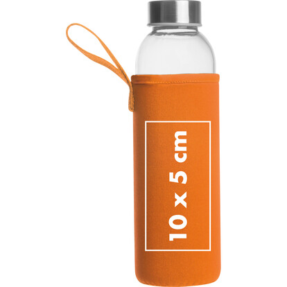 Glasflasche Klagenfurt,orange, A-Nr.: 084210 - 04