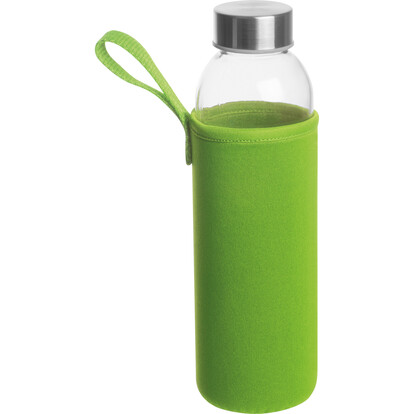 Glasflasche Klagenfurt,apfelgrün, A-Nr.: 084229 - 01
