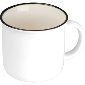 Keramiktasse Trapani,weiss, A-Nr.: 084306 - 01 Keramiktasse Trapani,weiss, A-Nr.: 084306 - 01