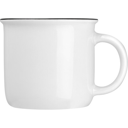 Keramiktasse Trapani,weiss, A-Nr.: 084306 - 03