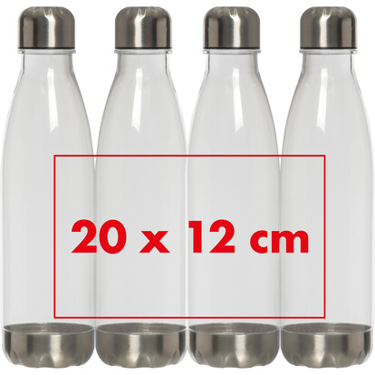 Trinkflasche Elwood,transparent, A-Nr.: 084866 - 05