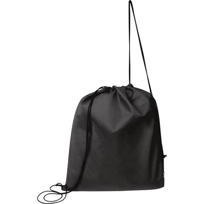 Non Woven Sportbeutel Seoul,schwarz, A-Nr.: 086103 - 01