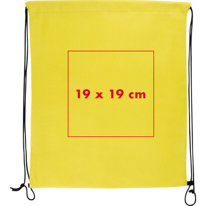 Non Woven Sportbeutel Seoul,gelb, A-Nr.: 086108 - 03