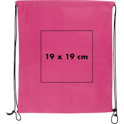 Non Woven Sportbeutel Seoul,pink, A-Nr.: 086111 - 03