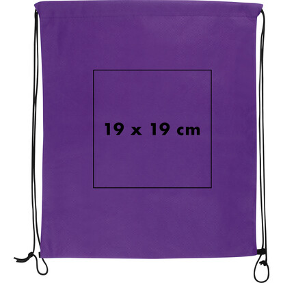 Non Woven Sportbeutel Seoul,violett, A-Nr.: 086112 - 04