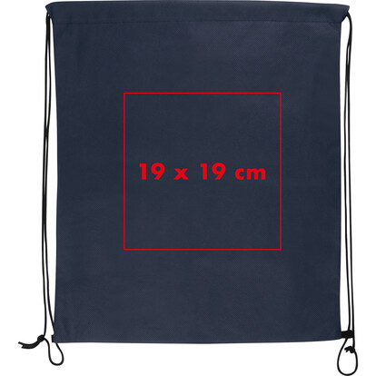 Non Woven Sportbeutel Seoul,dunkelblau, A-Nr.: 086144 - 04