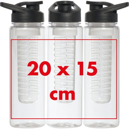 Infusertrinkflasche Saint-Denis,schwarz, A-Nr.: 086203 - 05