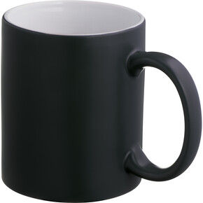 Keramiktasse Thessaloniki,schwarz, A-Nr.: 087203 - 01 Keramiktasse Thessaloniki,schwarz, A-Nr.: 087203 - 01