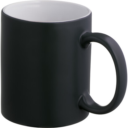 Keramiktasse Thessaloniki,schwarz, A-Nr.: 087203 - 01