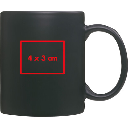 Keramiktasse Thessaloniki,schwarz, A-Nr.: 087203 - 02