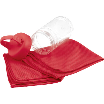Sporthandtuch Sporty,rot, A-Nr.: 088405 - 03