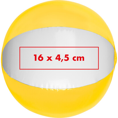 Strandball Montepulciano,gelb, A-Nr.: 091408 - 04