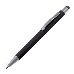 Metall Kugelschreiber mit Touch-Pen Salt Lake City,schwarz, A-Nr.: 093403 - 01