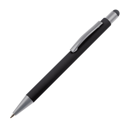 Metall Kugelschreiber mit Touch-Pen Salt Lake City,schwarz, A-Nr.: 093403 - 01