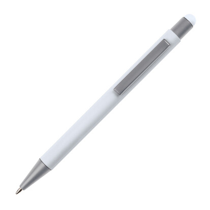 Metall Kugelschreiber mit Touch-Pen Salt Lake City,weiss, A-Nr.: 093406 - 03