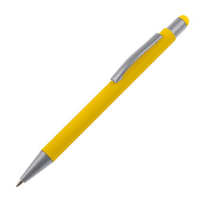 Metall Kugelschreiber mit Touch-Pen Salt Lake City,gelb, A-Nr.: 093408 - 01