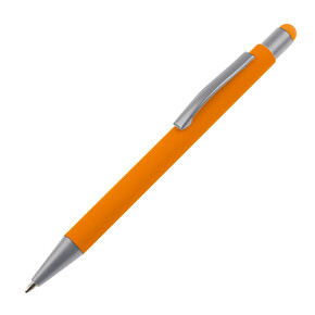 Metall Kugelschreiber mit Touch-Pen Salt Lake City,orange, A-Nr.: 093410 - 01