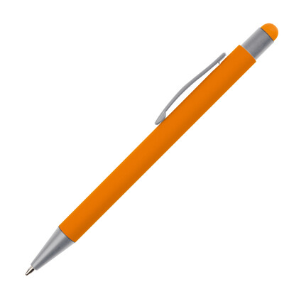 Metall Kugelschreiber mit Touch-Pen Salt Lake City,orange, A-Nr.: 093410 - 02