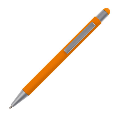 Metall Kugelschreiber mit Touch-Pen Salt Lake City,orange, A-Nr.: 093410 - 03