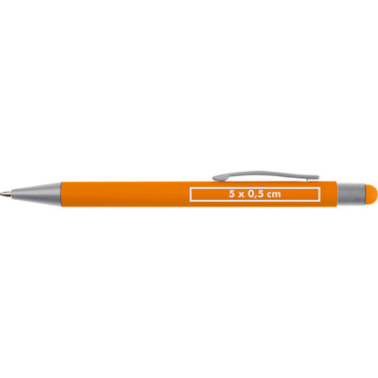 Metall Kugelschreiber mit Touch-Pen Salt Lake City,orange, A-Nr.: 093410 - 04