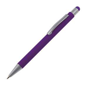 Metall Kugelschreiber mit Touch-Pen Salt Lake City,violett, A-Nr.: 093412 - 01