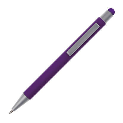 Metall Kugelschreiber mit Touch-Pen Salt Lake City,violett, A-Nr.: 093412 - 03