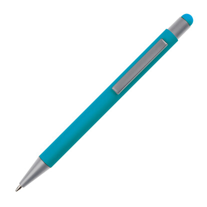 Metall Kugelschreiber mit Touch-Pen Salt Lake City,hellblau, A-Nr.: 093424 - 03